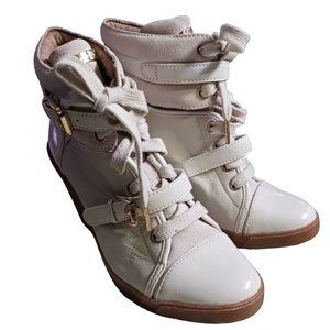 MICHAEL KORS WEDGE SHOE BOOTS SIZE 7.5
